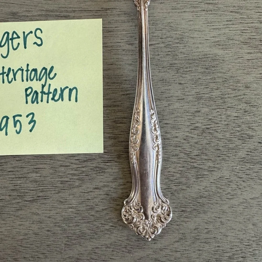 1847 Rogers Bros Heritage 1953 Silverplate‎ Serving Spoon International